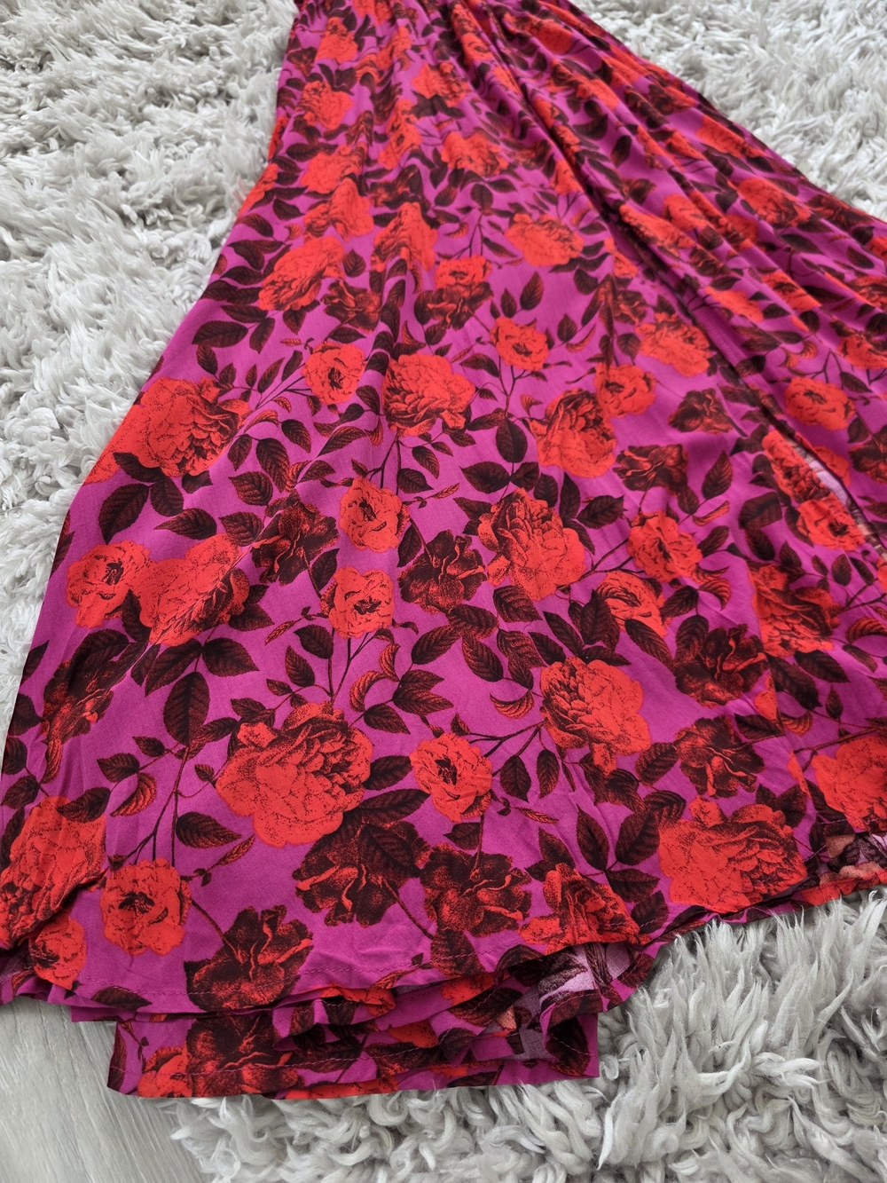 Abel The Label Floral Maxi Dress - Smocked Waist Sz S - Picture 4 of 16